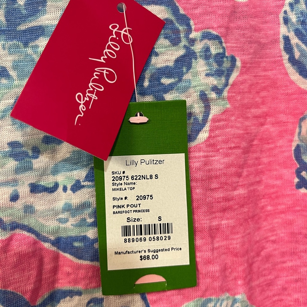 New Lilly Pulitzer Mikela top size small - Picture 3 of 6